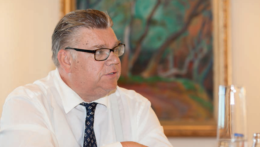 Ulkoministeri Timo Soinin haastattelu