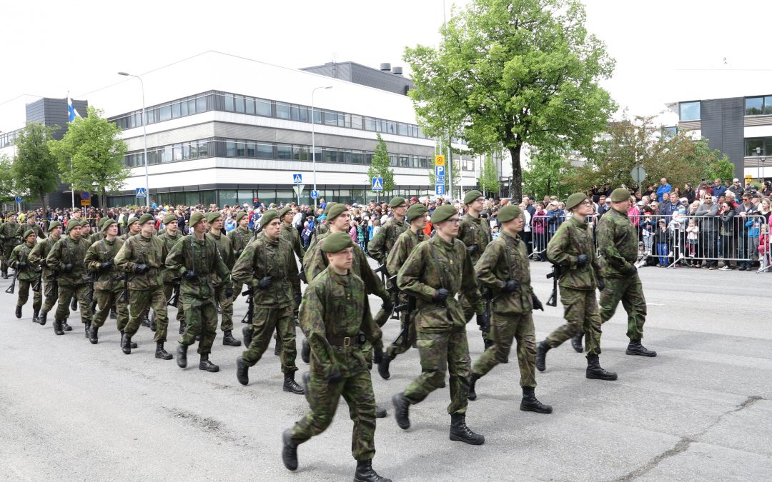 Puolustusvoimain lippujuhlan päivän paraati 2018 Seinäjoella